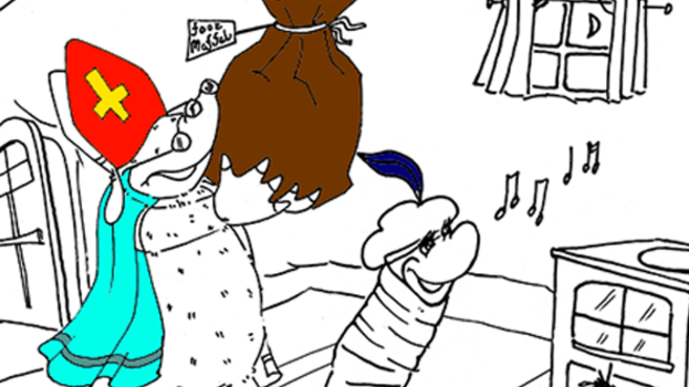 Mof & Pier vieren Sinterklaas