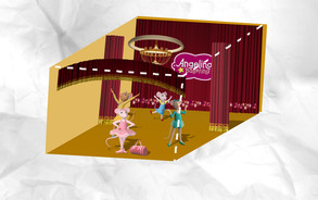 Angelina Ballerina - kijkdoos