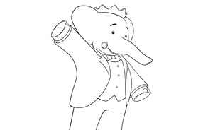 Babar - Babar zwaait