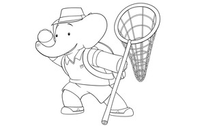 Babar - Badou met net