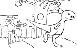 HoelaHoep - dinosaurus