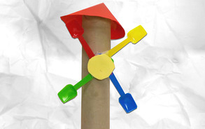 Zappelin - molen van een wc-rolletje