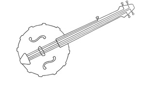 Apennoten - banjo
