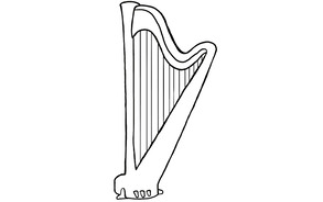 Apennoten - harp
