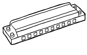 Apennoten - mondharmonica