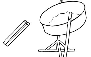 Apennoten - steeldrum