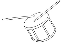 Apennoten - Snare drum