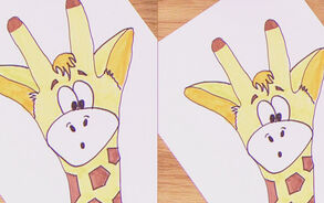 Zin in Zappelin - Teken een giraf