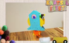 Knutselfeest - Raketpennenhouder