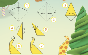 Zin in Zappelin - Een giraf vouwen