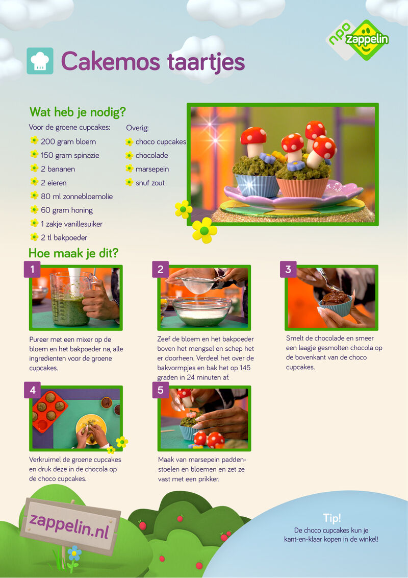 Zin in Zappelin - Cakemos Taartjes