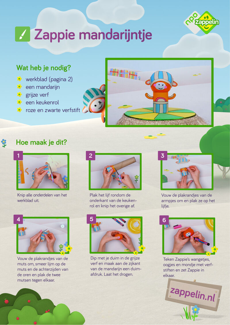 Zin in Zappelin - Zappie Mandarijntje