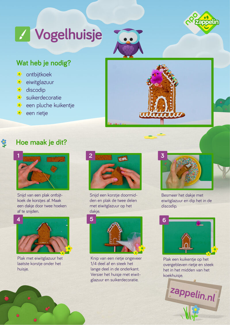 Zin in Zappelin - Vogelhuisje