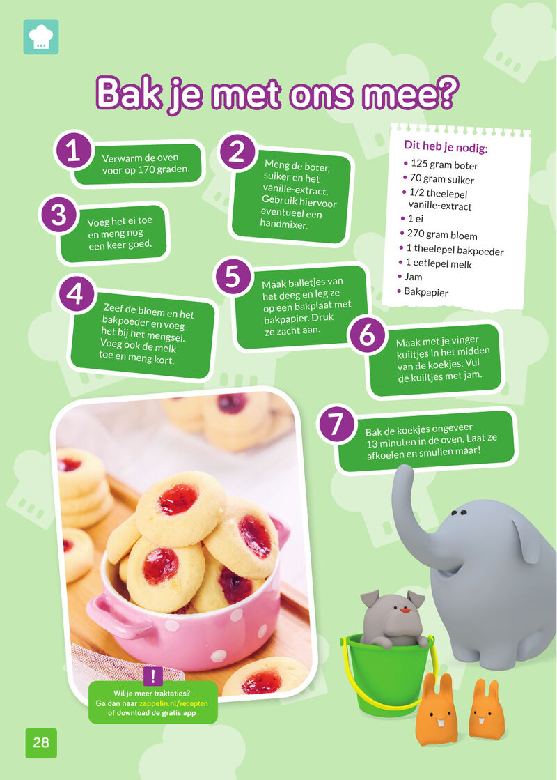 Zin in Zappelin - Koekjes Traktatie 