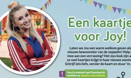 Schrijf een kaart voor Joy!