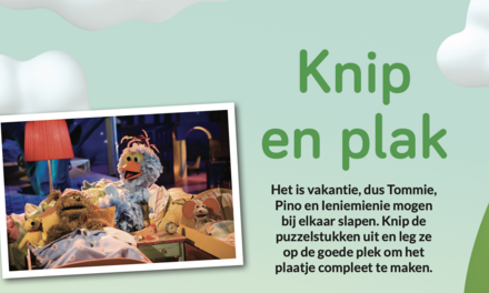 Sesamstraat - knip & plak