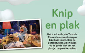Sesamstraat - knip & plak