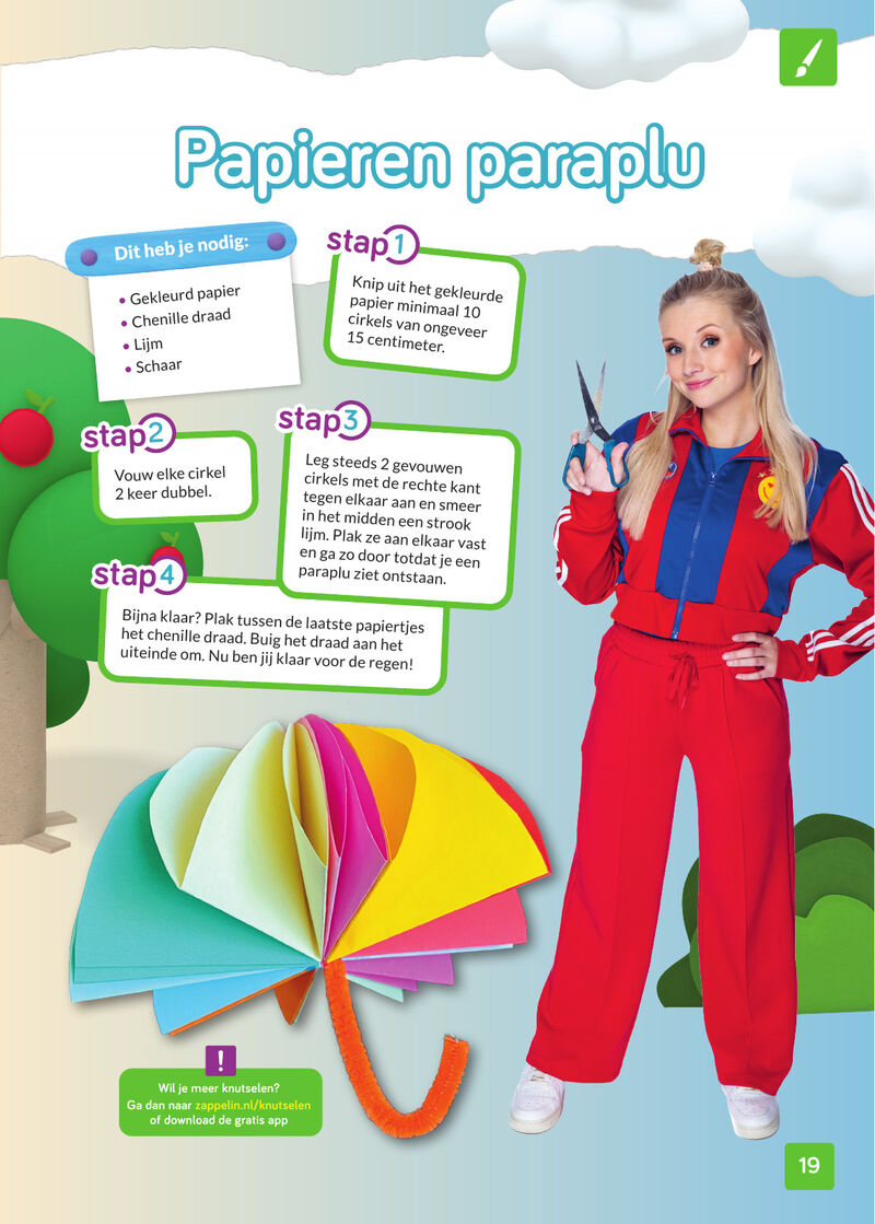 DIY: Papieren paraplu