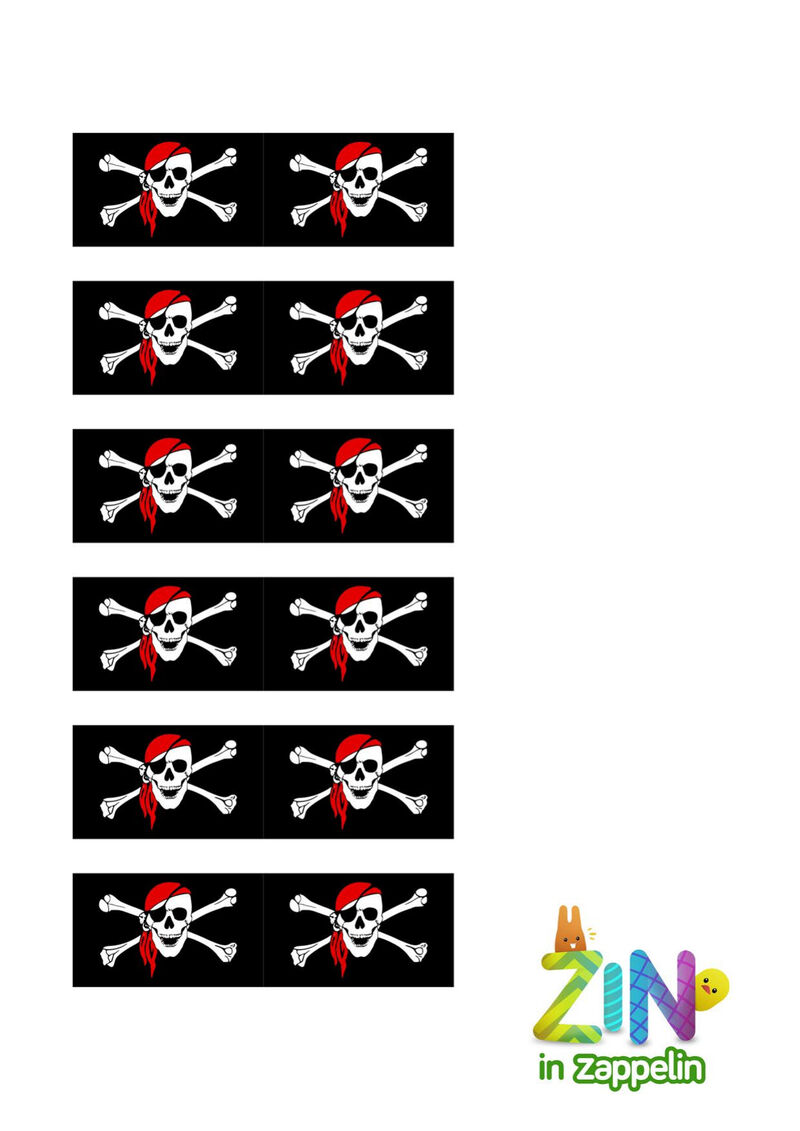 Piratenvlaggetjes