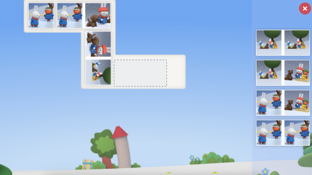 Nijntje in de sneeuw domino