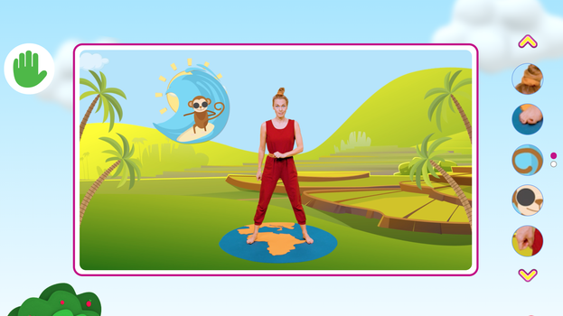 Yoga mee met Roos in Indonesië