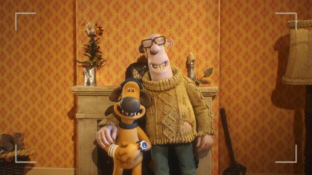 Zoekplaatje Shaun het Schaap Kerstmis